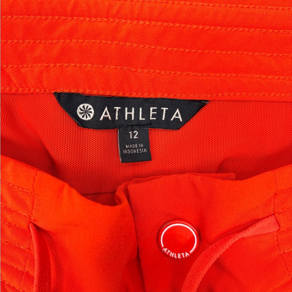 Athleta Bright Orange/Red Performance Hiking/Acti… - image 2